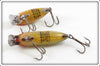 Heddon Perch River Runt & Midget River Runt Pair