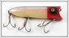 Vintage Heddon Red Head Shiner Lucky 13 Lure