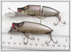 Heddon Shiner Scale River Runt & Jointed River Runt Pair