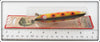 Heddon Spotted Orange Vamp Spook On Card
