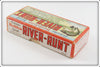 Heddon Red & White Shore Jointed Sinking River Runt Empty Box