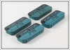 Ideal Split Shot Tin Lot Of Four
