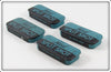 Ideal Split Shot Tin Lot Of Four
