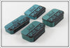 Ideal Split Shot Tin Lot Of Four