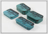 Ideal Split Shot Tin Lot Of Four