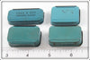Ideal Split Shot Tin Lot Of Four