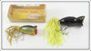 Arbogast Spinning Jitterbug In Box & Black Jitterbug Lure Pair