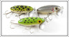 Vintage Fred Arbogast Shad & Frog Jitterbug Lot Of Lures