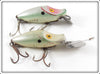 Vintage Heddon Shad Midget River Runt & Go Deeper River Runt Lure Pair