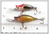 Heddon Silver Shore & Perch Tiny Go Deeper Runt Pair