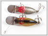 Heddon Silver Shore & Perch Tiny Go Deeper Runt Pair