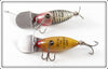 Heddon Silver Shore & Perch Tiny Go Deeper Runt Pair