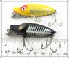 Heddon Yellow Shore & Black Shore River Runt Pair
