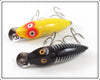 Heddon Yellow Shore & Black Shore River Runt Pair