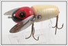 Heddon Red & White Shore Crazy Crawler