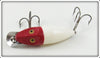 Heddon Red Head River Runt Spook Sinker In Floater Box