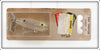 Vintage Heddon Clear Tiny Torpedo Lure On Card