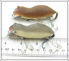 Heddon Grey & Brown Meadow Mouse Pair