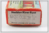 Heddon Yellow Shore Midget River Runt In Box