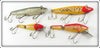 Vintage L&S Bait Co MirrOLure Lot Of Four Lures