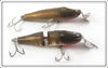 Vintage Creek Chub Pikie Scale Spinning Pikie Lure Pair