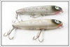 Heddon Silver Flitter Zara Spook Lure Pair