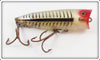Vintage Heddon Silver Shore Chugger Spook Lure