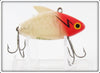 Vintage Heddon Red Head White Super Sonic Lure