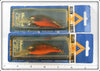 Allen Lures Red & Black Scale Crankbait Pair On Cards