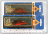 Allen Lures Red & Black Scale Crankbait Pair On Cards