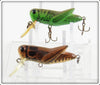 Rebel Green Grasshopper & Brown Cricket Crickhopper Pair