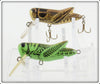 Rebel Green Grasshopper & Brown Cricket Crickhopper Pair