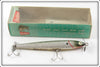 Vintage Heddon Shad Wood Surface Cobra Lure In Box