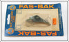 Vintage Butch Harris Shad Mini Fas-Bak Lure On Card