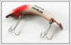 Heddon Bronze, White & Brown Prowler In Box