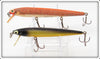 Heddon Orange & Yellow Black Wood Cobra Pair