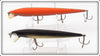 Heddon Orange & Yellow Black Wood Cobra Pair