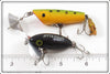 Arbogast Frog Sputter Bug & Black Jitterbug Pair