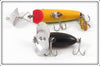 Arbogast Frog Sputter Bug & Black Jitterbug Pair