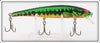 Vintage Bomber Bait Co Fire Tiger Bass Long A Lure