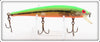 Bomber Bait Co Green & Orange Photo Finish Long A Lure