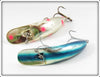 Helin Chrome Blue Scale & Chrome Pink Spots M2 Flatfish Pair
