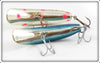 Helin Chrome Blue Scale & Chrome Pink Spots M2 Flatfish Pair
