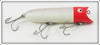 Vintage Heddon Red Head Shiner Lucky 13 Lure
