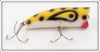 Vintage Kautzky Lazy Ike Yellow & Black Chug Ike Lure