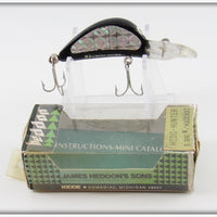 Vintage Heddon Silver Dace Shiner Hedd Hunter Lure In Box 