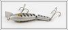 L&S Bait Co Silver Black Ribs Bass Master