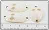 Mother Of Pearl Red Eye Wiggler Blank Lot Of Three