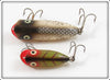 Heddon Silver Flitter Baby Lucky 13 & Perch Tiny Lucky 13 Pair