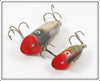 Heddon Silver Flitter Baby Lucky 13 & Perch Tiny Lucky 13 Pair